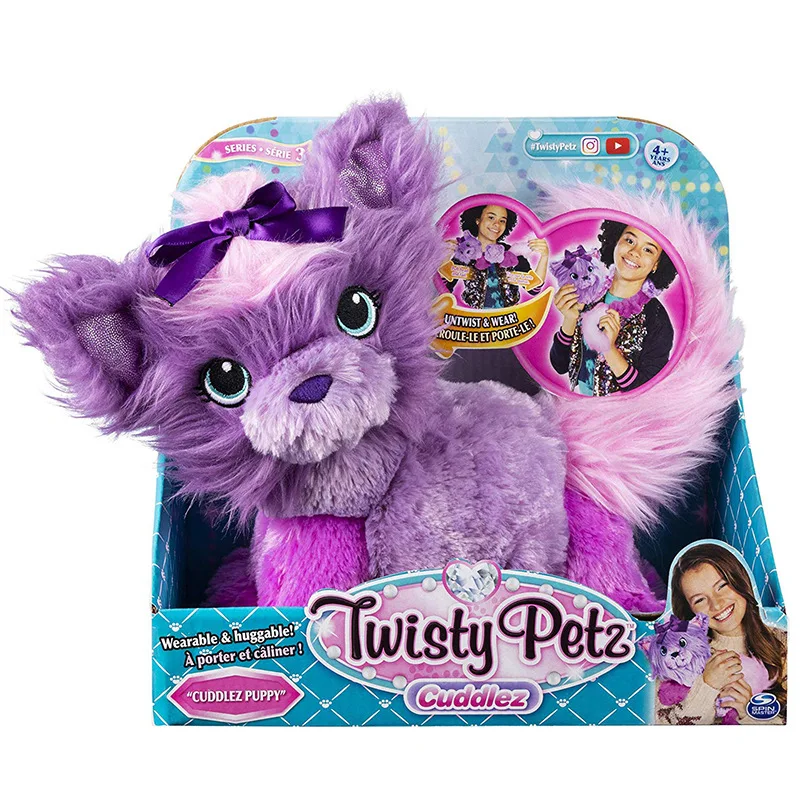 Twisty единорог плюшевые Petzs куклы милые дети мальчики девочки котенок щенок трансформирующийся шарф коллекционные игрушки подарки на год