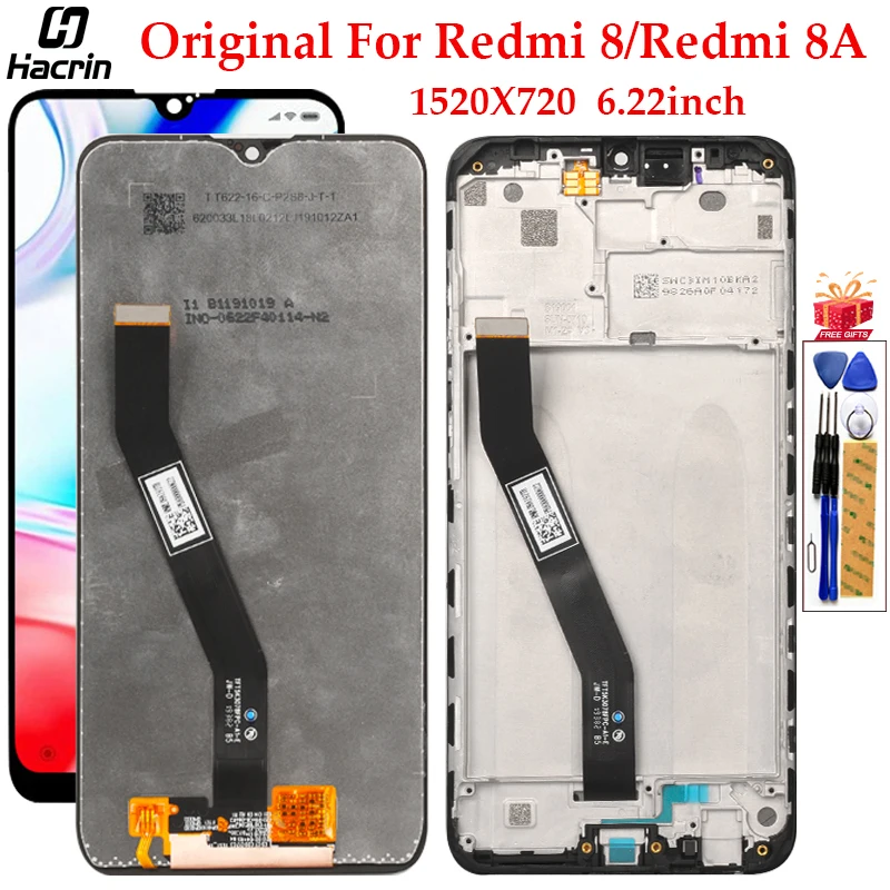 Display For Xiaomi Redmi 8 8A LCD Display Touch Screen With Frame Digitizer Assembly For Redmi 8 8A 8 A LCD Screen Replacement