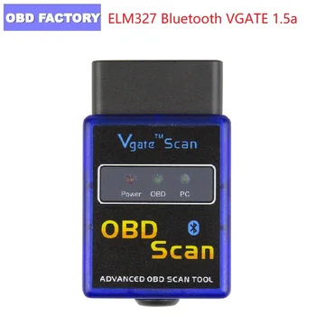 

ELM327 Bluetooth VGATE V1.5 with PIC18F25K80 Chip OBD2 Scanner OBDII Scan Tool CAN-BUS Works ON Android Torque/PCFree shipping
