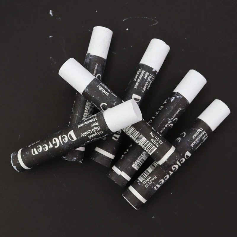 Oil Pastels DELGREEN Pearlescent Oil Painting Stick 6pcs