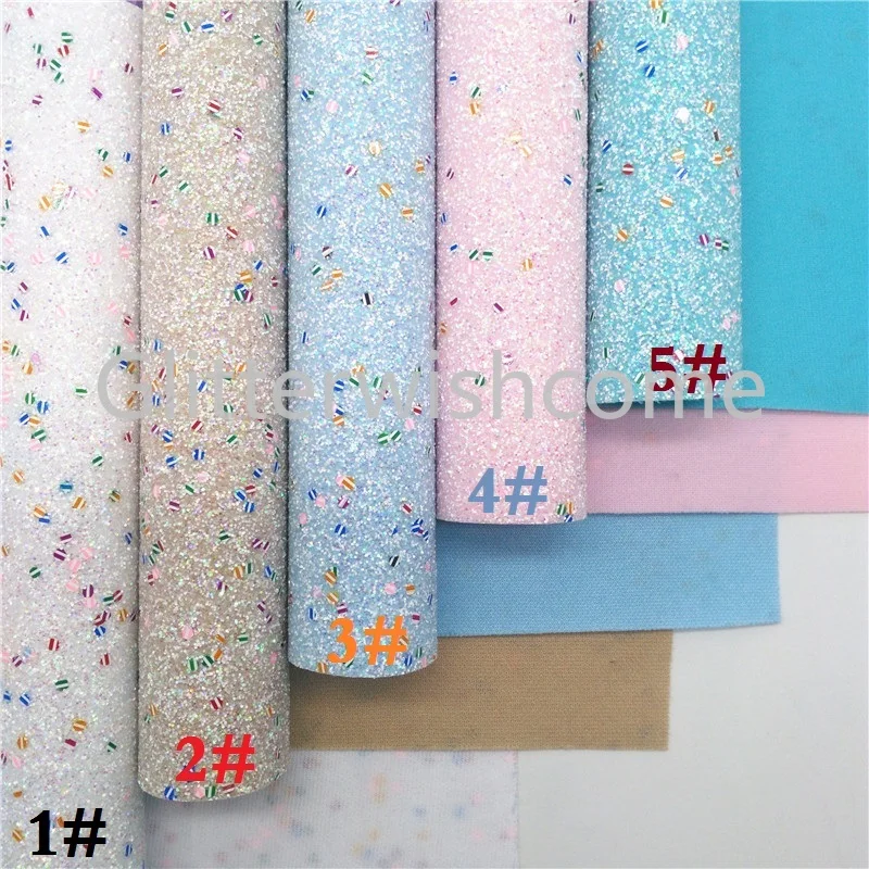 Glitterwishcome 21X29 см, Размер A4, неоновая блестящая кожа, блестящая кожаная ткань, винил для бантов, GM621A
