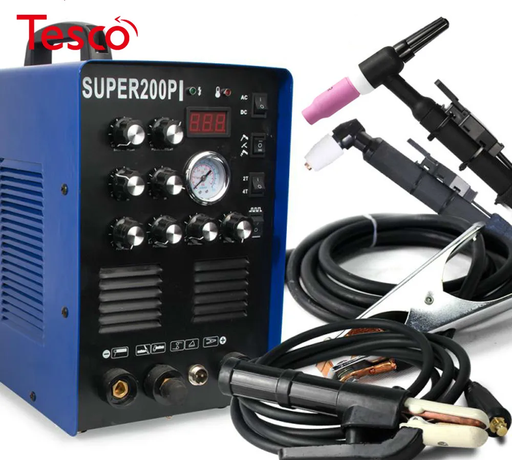 

TOSENSE IGBT Pulse TIG/MMA Aluminium Welder 200A AC/DC 7 in 1 Milti-function Welding Equipment 50A Plasma Cutter Welding Machine