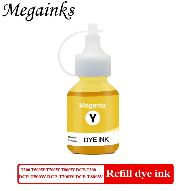 Refill Dye Ink for Brother T300 T500W T700W T800W DCP-T300 DCP-T500W DCP-T700W DCP-T800W printer ink