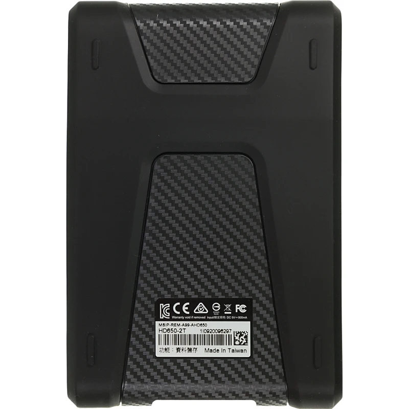 Жесткий диск A-Data USB 3.0 2Tb AHD650-2TU31-CBK HD650 DashDrive Durable 2.5" черный