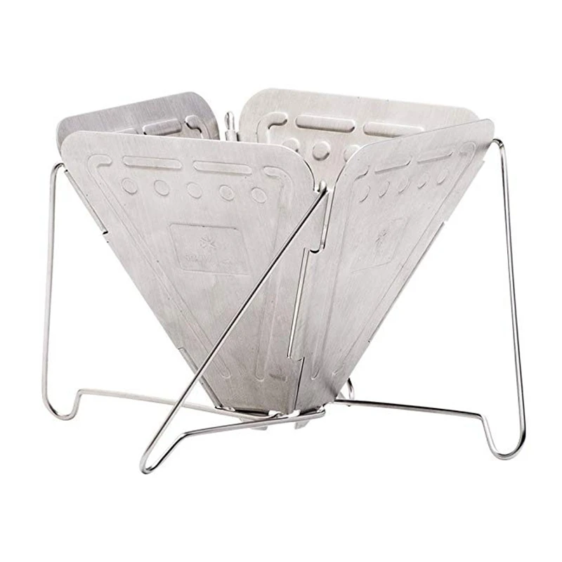 

Outdoor Camping Folding Portable Coffee Drip Rack Stainless Steel Coffee Maker Hand Punch Coffee Filter