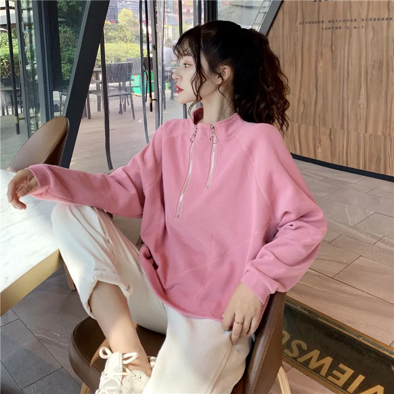 Уличная одежда; sudaderas mujer; коллекция года; женская одежда больших размеров; толстовка; kawaii sweat femme на молнии; флисовая женская Свободная одежда; F1186