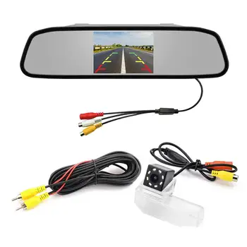 

Car 4.3 inch TFT in-Mirror Monitor and LED Adjustable Angle Rear View Camera for Mazda 6 M6 GH 2007~2013 Ruiyi RX-8 2003~2011