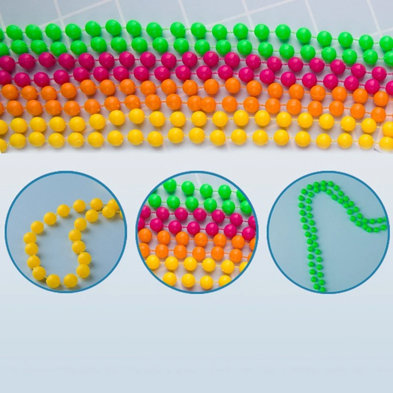 Женские вечерние аксессуары 1980s disco Neon green ярко-розовые неоновые желтые оранжевые Бусы 80s Костюм Аксессуар яркие цвета