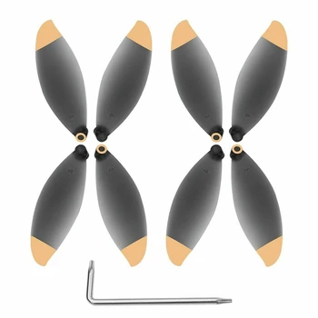 

8Pcs Propeller Props for Parrot Anafi Drone Replacement Blade Wing Fan Accessory(Black and Gold)
