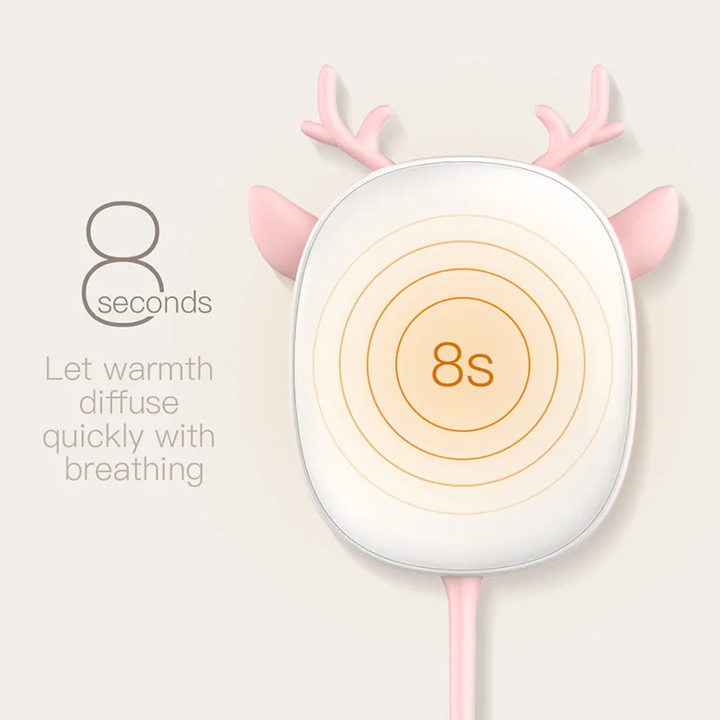 Baseus подогреватель рук грелка USB Перезаряжаемый удобный карманный мини