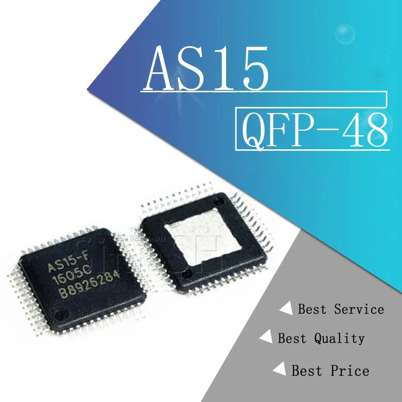 5 шт./лот AS15-F AS15F AS15-G AS15G QFP48 AS15 Оригинальный ЖК-чип E-CMOS | Электронные компоненты и