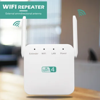 

Antenna Signal Booster Access Point 2.4GHz 300M Wifi Repeater Access Point Amplifier Wireless Range Signal Extender