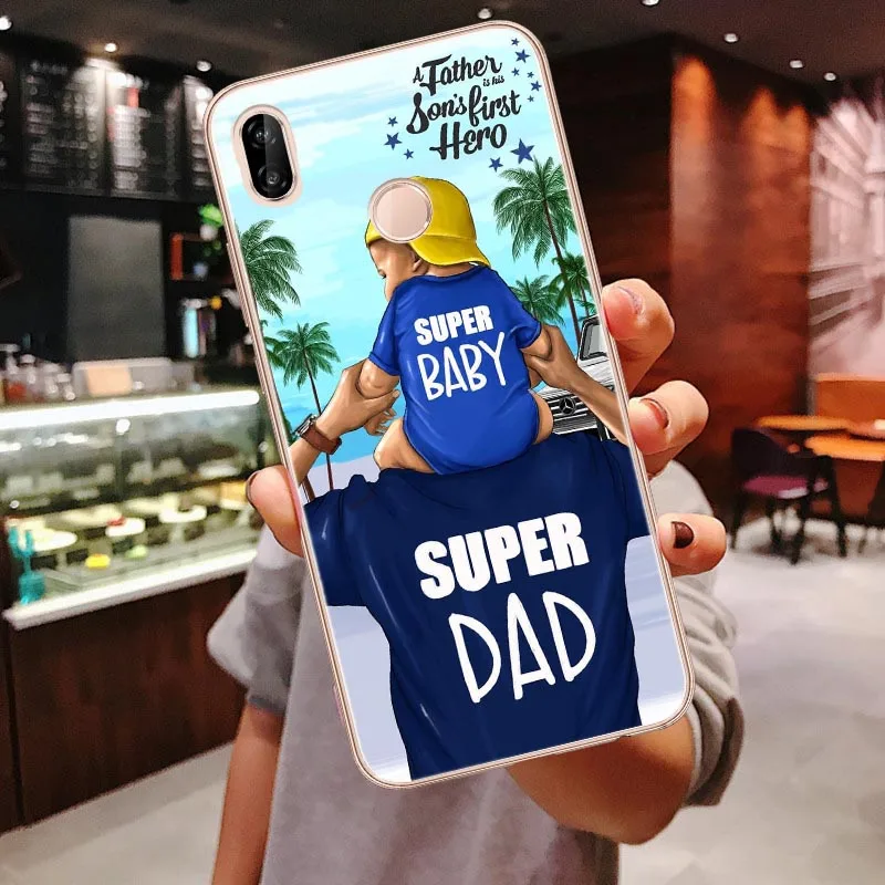 Clear Soft Case For Huawei P30 Lite P30 Pro P20 Lite P20Pro Mate 10 20 Pro Mate 20 Lite Black Brown Hair Baby Mom Girl Cover - Цвет: TPU