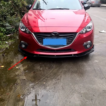 

Front Bumper Lip Diffuser For New Mazda 3 Axela 2015 2016 2017 2018 Front Bumper Diffuser Bumpers Protector Body kit For Axela