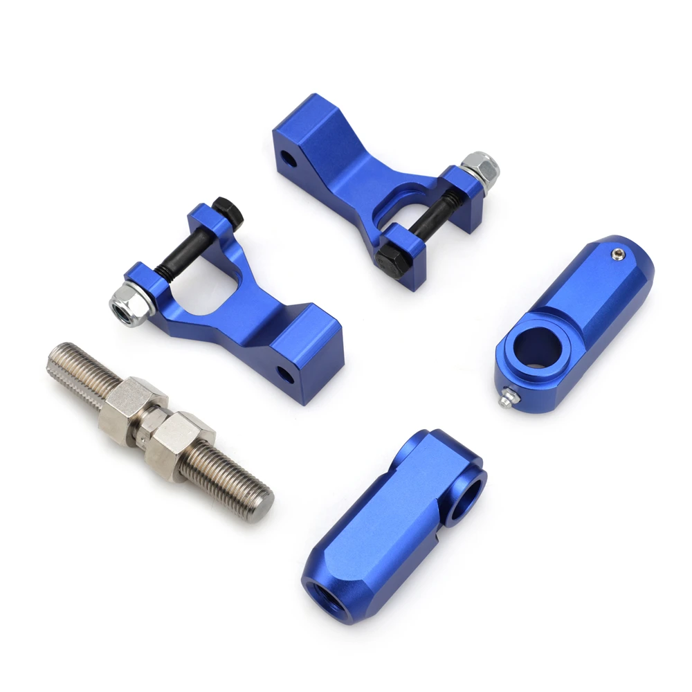 Front & Rear Lowering Kit Adjustable Blue for Yamaha Raptor 700 350 660 700R ATV