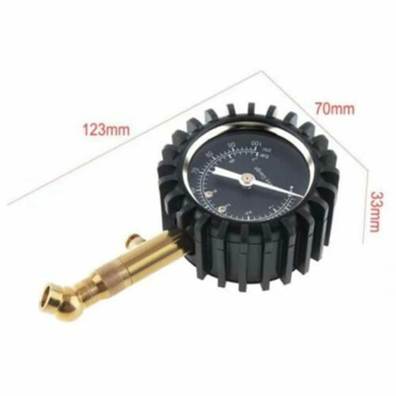 Car Tire Pressure Gauge- 0-100 PSI Heavy Duty Certified
