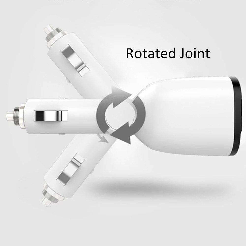 Розетка для автомобильного прикуривателя Разветвитель зарядка двойной USB быстрое зарядное устройство 12 В светодиодный прикуриватель розетки адаптер питания вилка