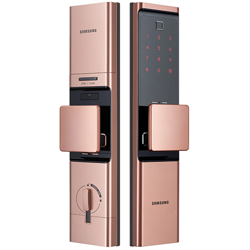 Новинка 2019 г. цифровой смарт Дверной замок SAMSUNG с идентификацией по отпечатку