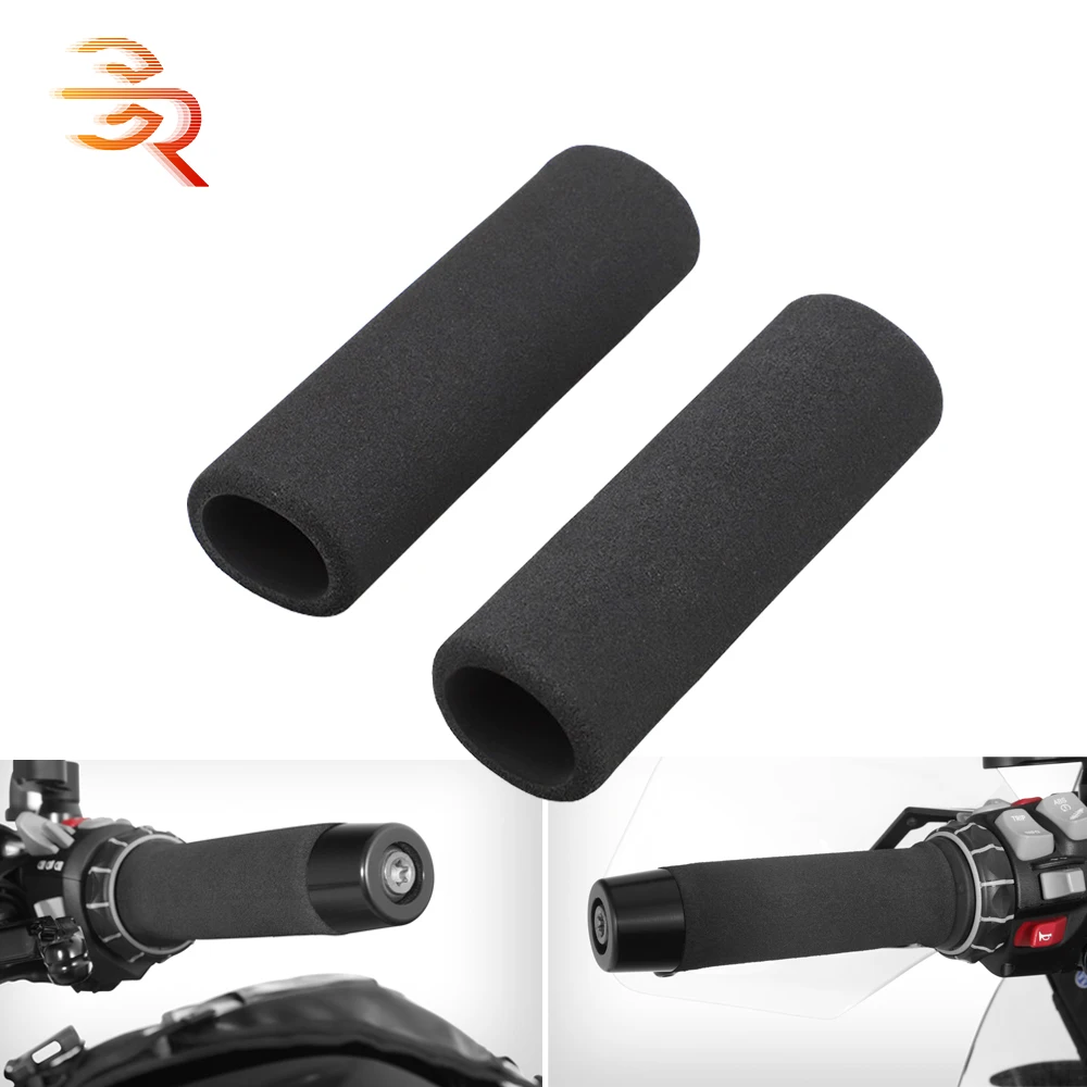 Motorcycle Handlebar Sponge Grips Cover Anti Slip Anti Vibration
