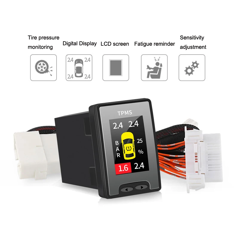 OBD TPMS lcd интеллектуальный мониторинг давления в шинах для старых Toyota