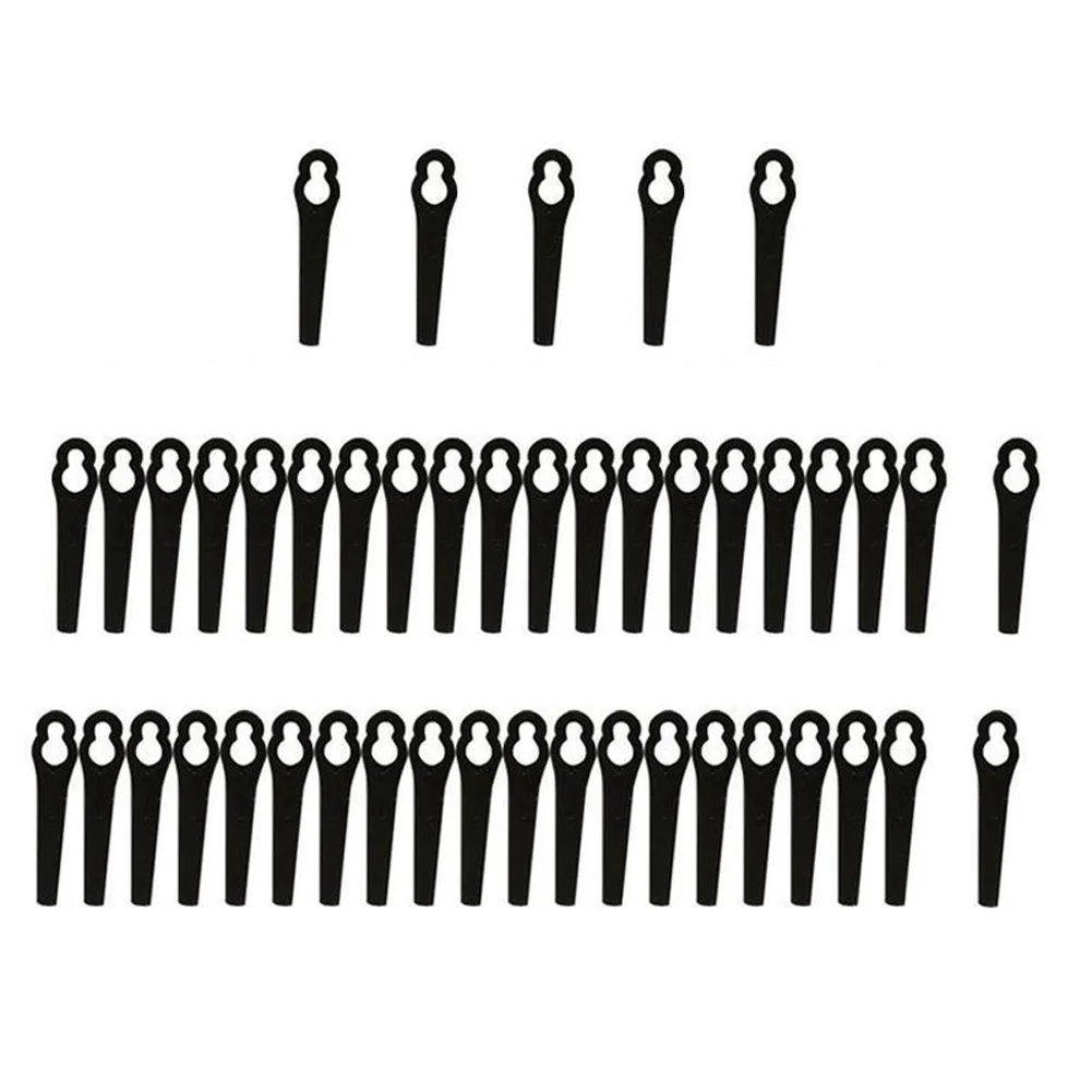 25PCS- 7mm Hole Экономичная косилка пластиковый резак косилка Замена триммер для сада принадлежности для газона ds99 - Цвет: 25PCS- 7mm Hole