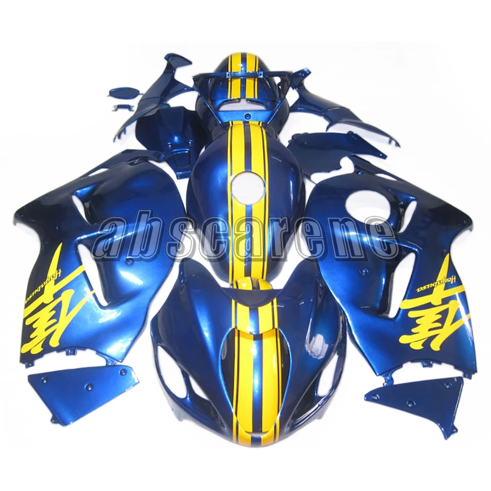 Gloss Blue Yellow ABS Full Fairing Kit For Suzuki GSXR1300 Hayabusa 1997 - 2007 98 99 00 01 02 03 04 05 06 Injection Bodywork | Автомобили
