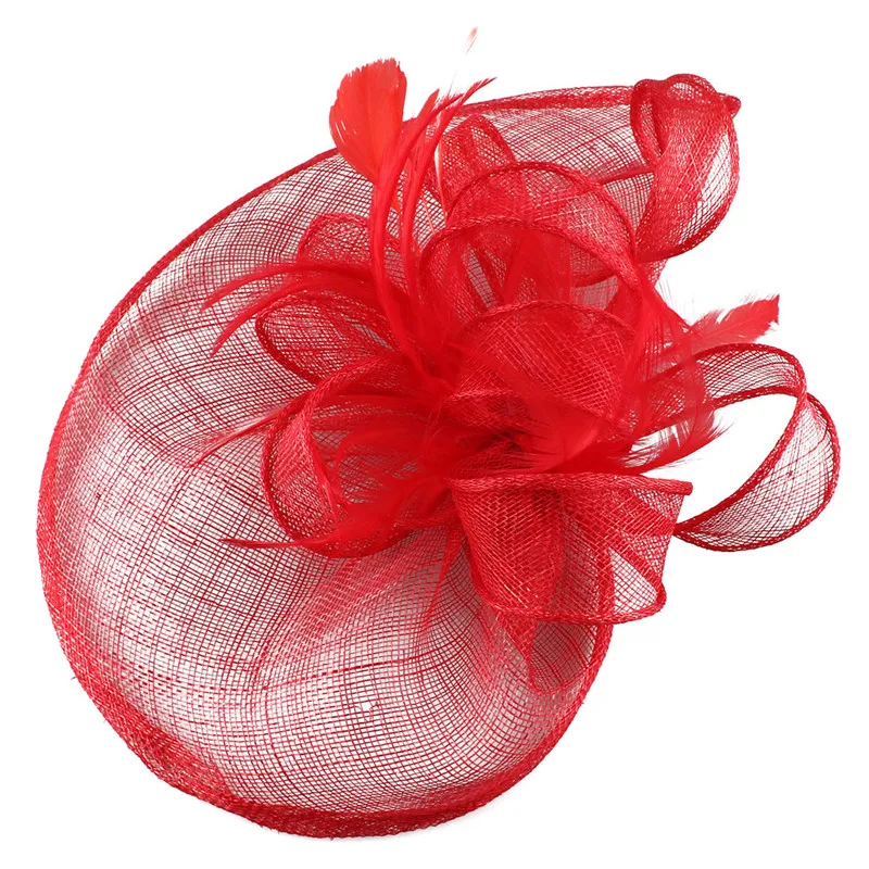 Новинка, шляпка sinamay Millinery пурпурного цвета, вечерние шляпки для взрослых, вуалетки, подарки на год, день рождения, стиль, Элегантная Дамская Шляпка XMF361