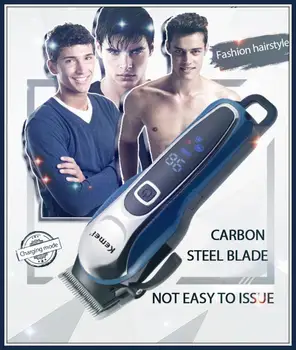 

KEMEI LCD Electric Hair Clipper Professional Hair Trimmers Cutting Hair Machines Hair Accessoires Barbe Clips Hair Styling Tools