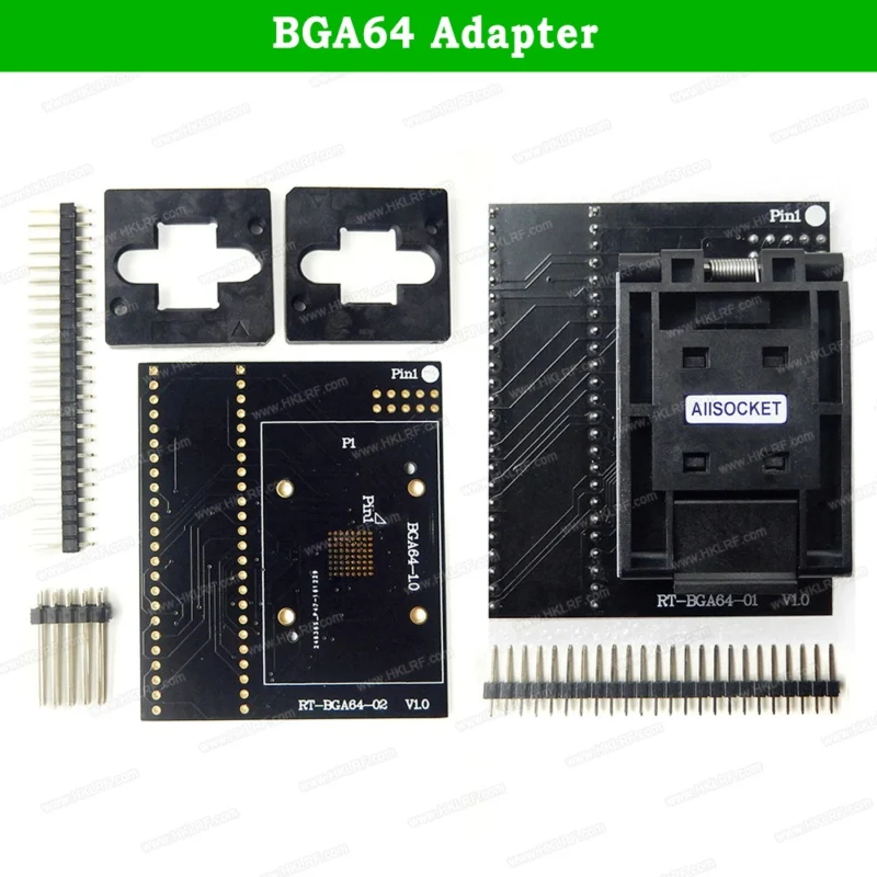 BGA64 BGA63 BGA64 BGA48 BGA169-01 Programmer Adapter Socket For RT809H EMCC Nand Flash Programmer - Цвет: BGA64