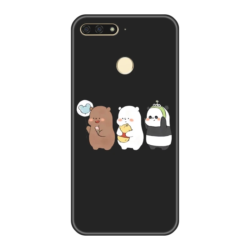 Мы Голые Медведи задняя крышка для huawei Y3 Y5 Y6 Y7 II Pro мягкий чехол для телефона силиконовый для huawei Y5 Y6 Y7 Prime Y9 - Цвет: No.7