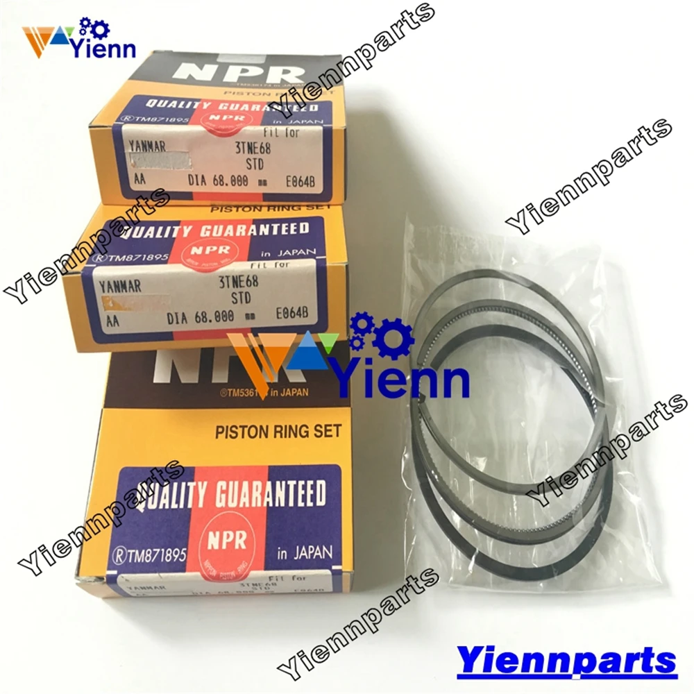 3TNE68 3TNE68-AK 3TNE68-AC Piston Ring Set 119265-22500 For Yanmar Diesel Engine Repair Parts | Автомобили и мотоциклы