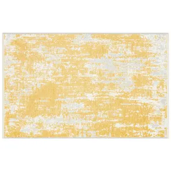 

Apex Eva 5 'x 8' Chenille Yellow Area Rug