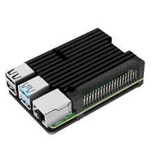 Для Raspberry Pi 4 Модель B Алюминиевый Чехол, Пассивный охлаждающий Алюминиевый сплав защитный корпус металлический корпус для Raspberry Pi 4 Mod Для Raspberry Pi 4 Модель B Алюминиевый Чехол, Пассивный охлаждающий Алюминиевый сплав защитный корпус металлический корпус для Raspberry Pi 4 Mod