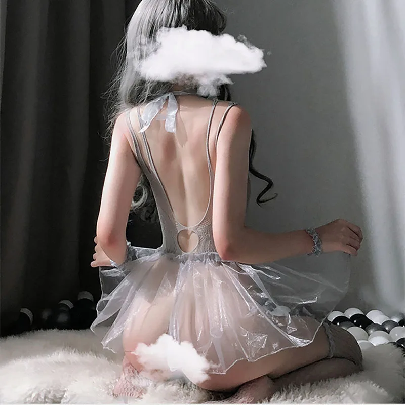 Cosplay&ware Sexy Meow Erotic Lingerie Hollow Out Hot Maid Cosplay Uniform Open Chest Nightgown Siamese Net Clothes Stockings -Zentai shop online Hb35e611fe98f400a9d401d7baf0463f7G.jpg