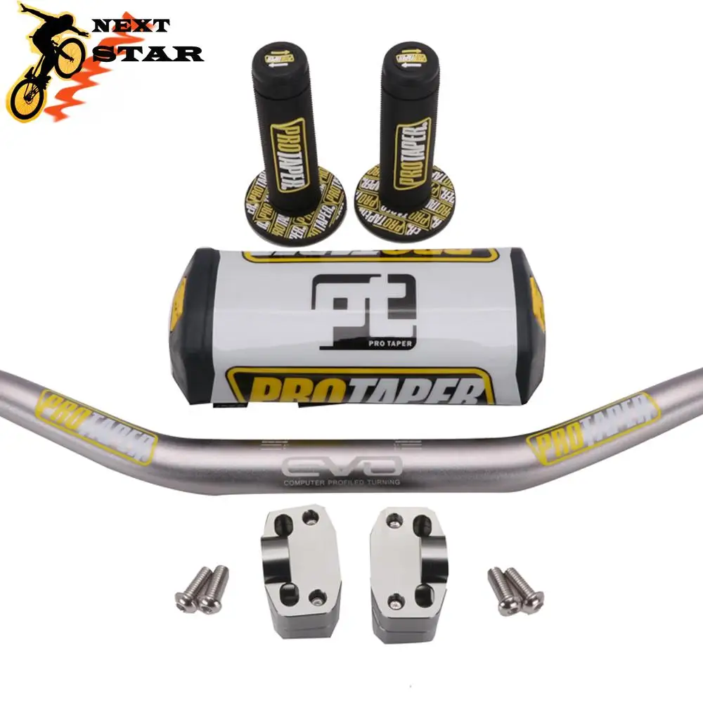 Aluminum 28mm Handlebar Bar Clamps Bar Pad Pack Fat Bar 1-1/8\ Aluminum 28mm Handlebar Bar Clamps Bar Pad Pack Fat Bar 1-1/8\