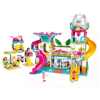 

2019 new ENLIGHTEN 2022 friends Building Blocks Compatible Friends Heartlake Model Toys for Children