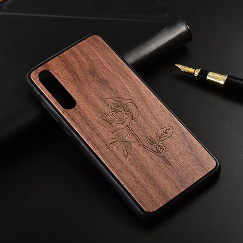 2 Чехол для Xiaomi mi 9 mi 9 тонкая деревянная задняя крышка ТПУ чехол на бампер для Xiaomi mi 9 SE mi 9 SE Чехлы для телефона - Цвет: 2