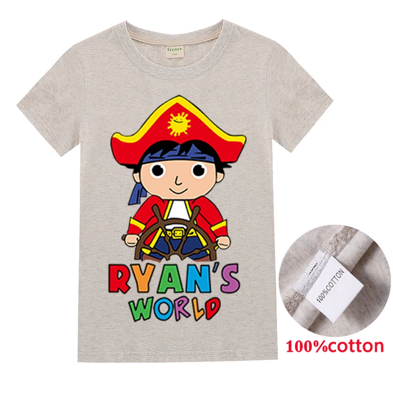 Новинка; детская одежда с принтом «Ryan Toys Review» толстовки для мальчиков топы для девочек; Пальто с героями мультфильмов футболки Детские костюмы; детская футболка с длинными рукавами; gormiti - Цвет: T1299