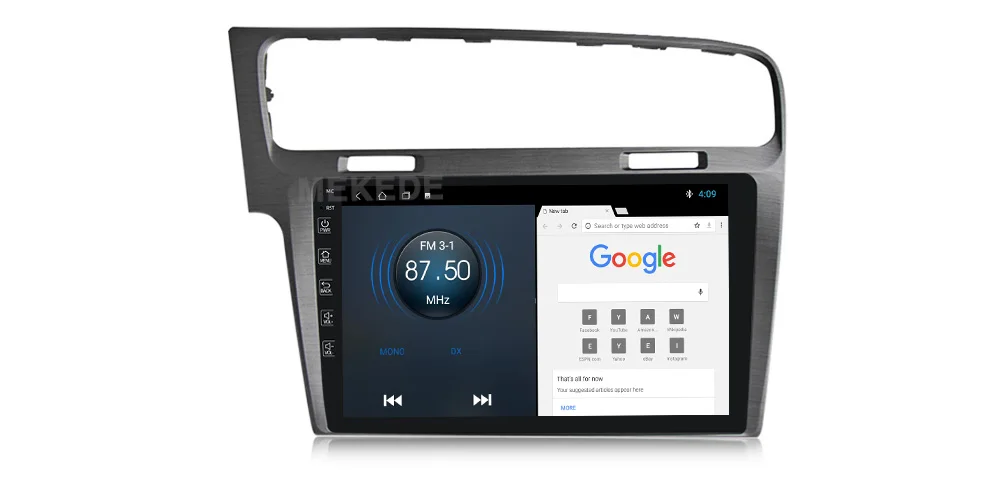 Ips сплит-экран 4GLTE 8core Android 10,0 Авто головное устройство gps-навигация, dvd-плеер для VW Volkswagen Golf 7 wifi 4G+ 64G BT
