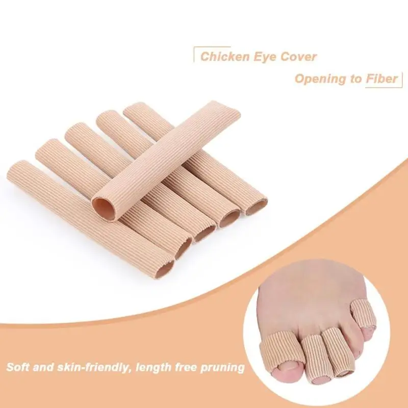 

Gel Fabric Toe Tube Finger Protector Pedicure High Heel Squeezer Foot Care Tools