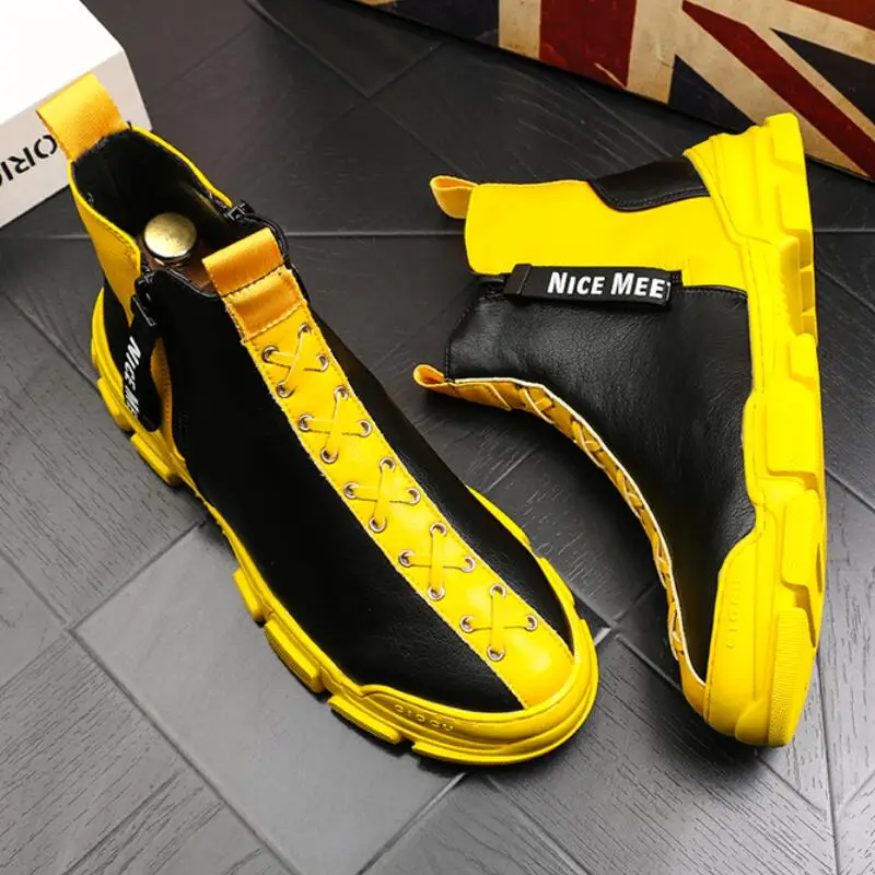 JHGCCL Boots Shoes Winter Synthetic Round Toe Adult Solid Latex Men's Boots Men's Shoes Best