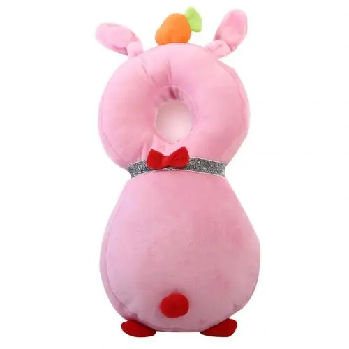 Plush Pink Rabbits Милая детская дышащая подушка для защиты головы в виде животных, подушка для ползания и прогулок - Цвет: Plush Pink Rabbits
