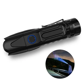

LED Flashlight Rechargeable Tactical Multifunction Torch With Safety Hammer Tactical Flashlight LED Flashlight