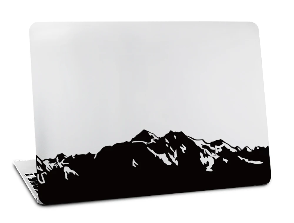 S8008 Sykiila наклейка для Macbook Air 11 12 13 Pro 13 15 16 17 виниловая наклейка на стену для ноутбука черная наклейка Карта мира Земля камера Горный Лев - Цвет: S8008