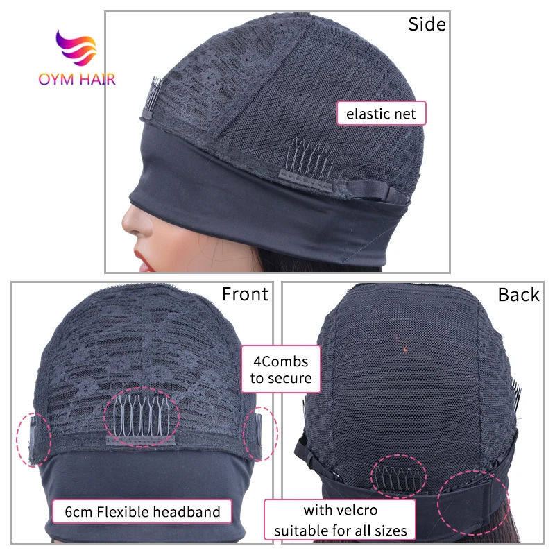 Peruca do Cabelo Completa com Franja Perucas de Cabelo Polegada Humano Peruca Reta Glueless Bandana Cachecol Brasileiro Remy 30 16 QQ??20200924161512