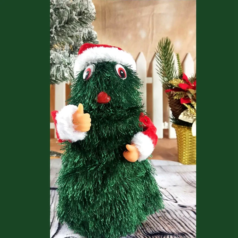 Рождество электрические игрушки образования Xmas Танцы и музыкальная игрушечная Беговая железная дорога для носки с изображением Санты и подарков для детей дошкольного возраста для мальчиков и девочек