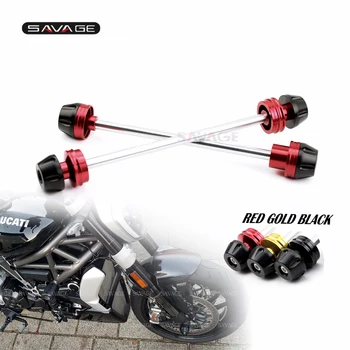 

Rear Front Axle Fork Crash Slider For DUCATI 1098 1198 MULTISTRADA 1260/1200/S/DVT Motorcycle CNC Wheel Falling Protector