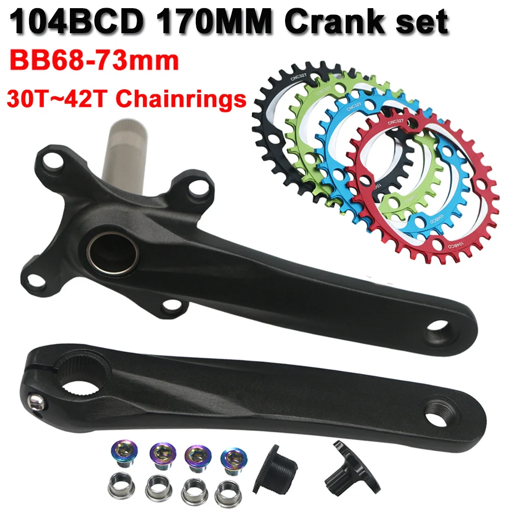 Mastering Your Ride: A Deep Dive into the 170mm 104BCD MTB Crankset for ...