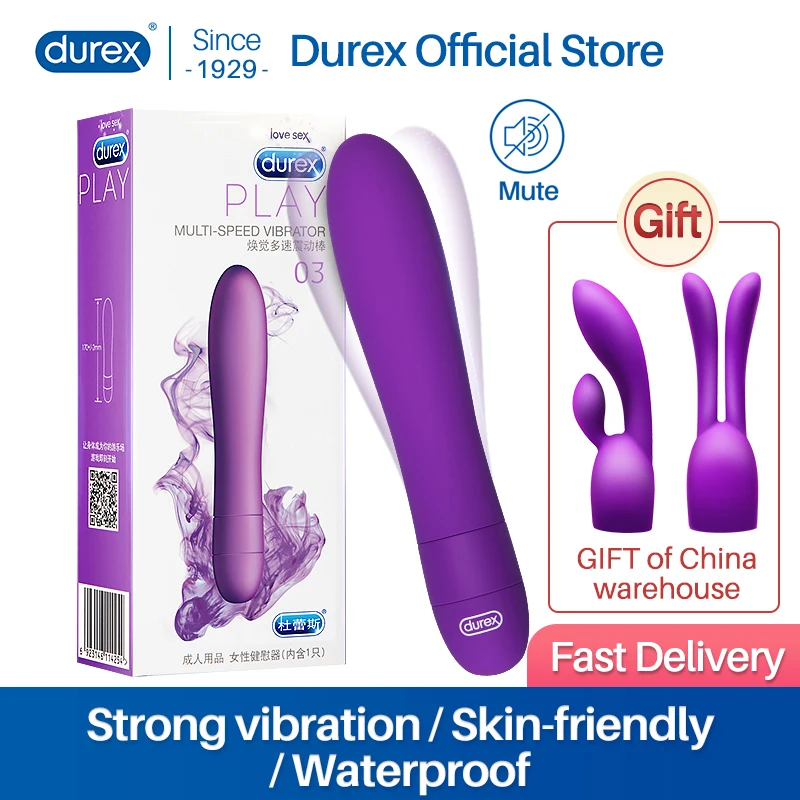 Durex Play Multi Speed Vibrator for Women G Spot Clitoris Sex Toys for Female Vagina Strong Stimulation Adult Intimate Goods 1