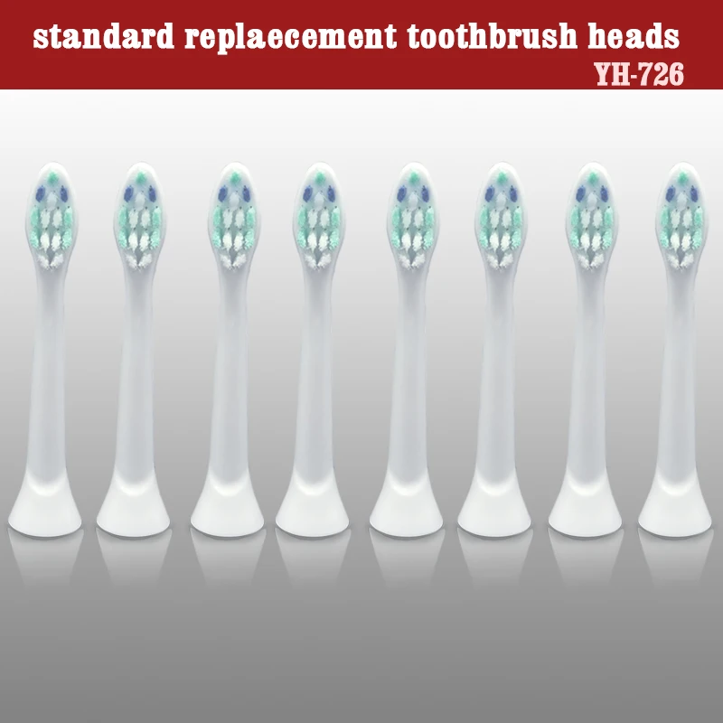 HX-726-8 8 шт./лот philips Съемные насадки для зубной щетки для philips sonicare Электрическая зубная щетка головка электрическая зубная щетка головки Алмазная 5 - Цвет: HX-726-8